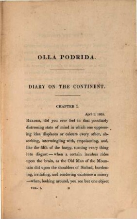 Olla podrida, 1. - VI, 310 S.