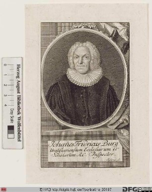 Bildnis Johann Friedrich Burg