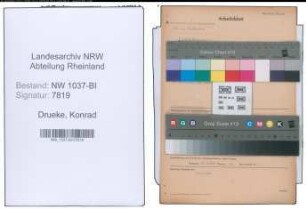Entnazifizierung Konrad Drueke , geb. 30.12.1888 (Staatsanwalt)