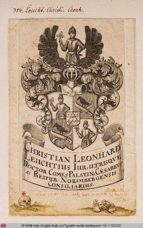 Wappen des Christian Leonhard Leucht