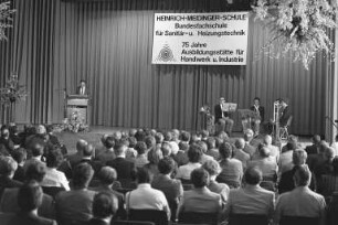 Festakt zum 75jährigen Jubiläum der Bundesfachschule für Sanitär- und Heizungstechnik Heinrich-Meidinger-Schule in der Badnerlandhalle
