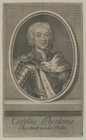 Bildnis des Carolus Theodorus Churfürst von der Pfaltz