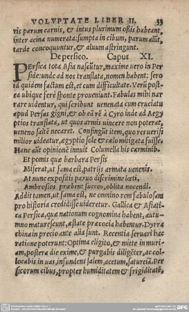 De persico. Caput XI.