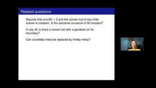 Convex subsets in generic manifolds