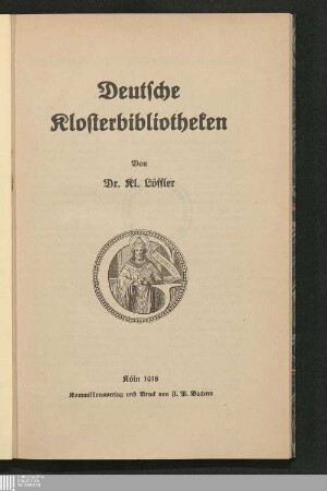 Deutsche Klosterbibliotheken