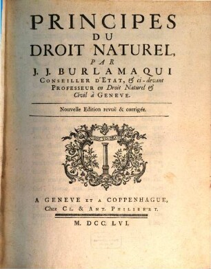 Principes du Droit naturel