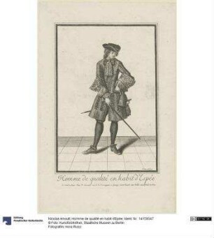 Homme de qualité en habit d'Epée