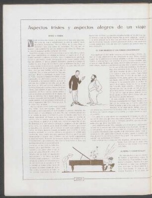 Aspectos tristes y aspectos alegres de un viaje a Europa