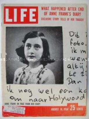 US-Magazin "LIFE" zur Lebensgeschichte von Anne Frank