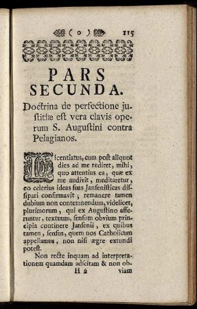 Pars Secunda. Doctrina de prfectione justitiæ est vera ...