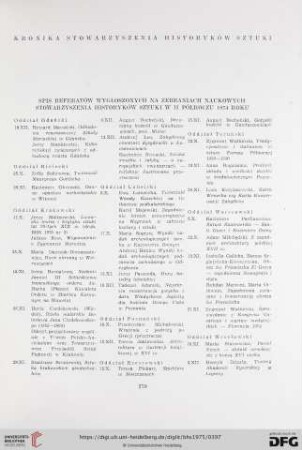 Kronika Stowarzyszenia Historyków Sztuki