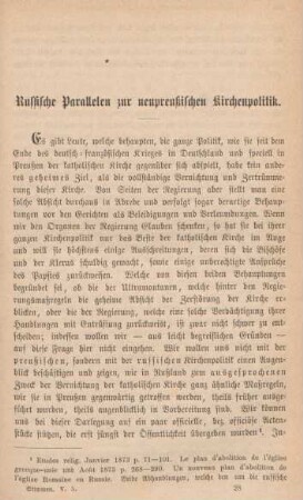 405-421 Russische Parallelen zur neupreußischen Kirchenpolitik