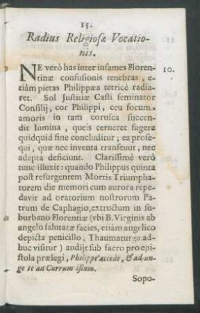Radius Religiosae Vocationis.