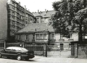 Dresden-Neustadt, Rudolfstraße 9. Wohnhaus (um 1850). Straßenansicht