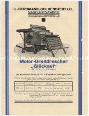 Motor-Breitdrescher