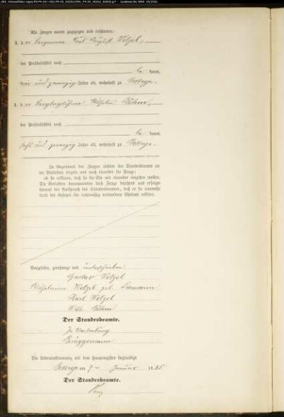 Heiratsregister Standesamt Bottrop