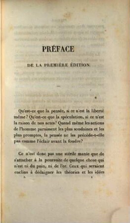 Philosophie du droit, 1