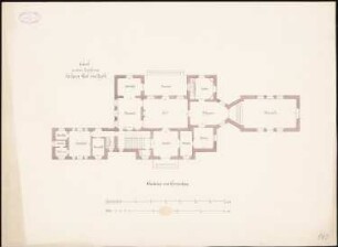 Landhaus vom Rath 1. Projekt: Grundriss EG