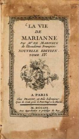 La Vie de Marianne. 4. - 96 S.