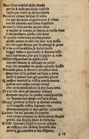Medittatione della morte