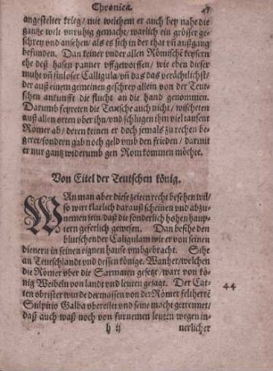 Von Eitel der Teutschen könig.