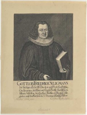 Bildnis des Gottlob Friedrich Seligmann