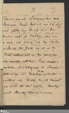 Nr. 39. Hammer-Purgstall, Joseph von, 1831