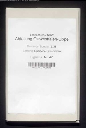 Grenze des Amtes Sternberg zur Grafschaft Schaumburg (hess. Teil)