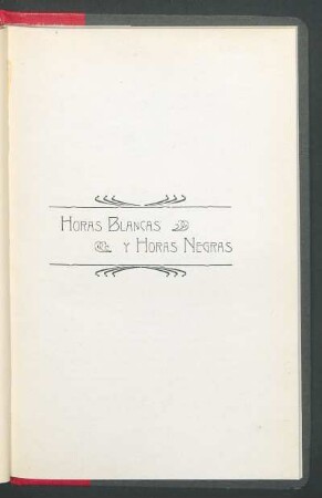 Horas blancas y horas negras