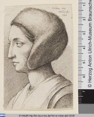 Weibliches Brustbild (Mutter Hanne)
