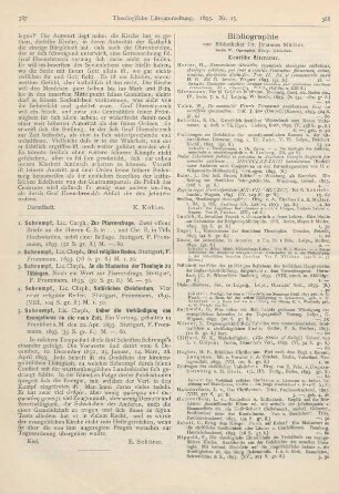 387 [Rezension] Schrempf, Christoph, Ueber die Verkündigung des Evangeliums an die neue Zeit