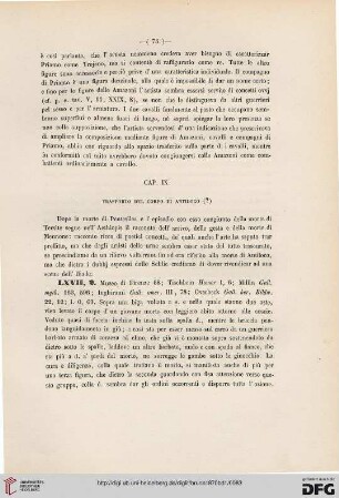 Cap. IX: Trasporto del corpo di Antiloco (?)