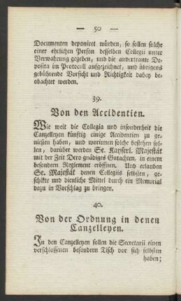 39. Von den Accidentien