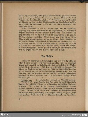 Bromsilber und Mattcelloidin