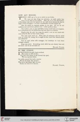 In the Street [poem]