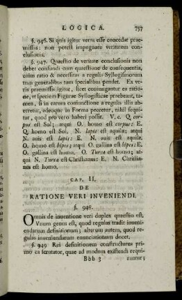 Cap. II. De Ratione Veri Inveniendi