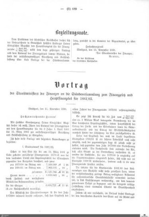 Hauptfinanzetat 1881-1883
