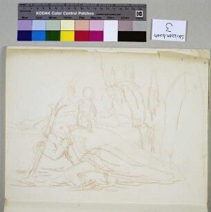 Figurenstudie zu "Christophorus II"