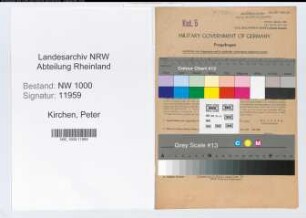 Entnazifizierung Peter Kirchen, geb. 18.07.1907 (Makler)