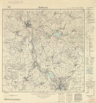 2232 Gadebusch, Meßtischblatt (4cm - Karte)