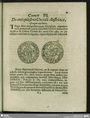 Caput III. De antiquissimo Unciali Austriaco, ejusque auctore