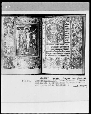 Liber precum: folio ?, Kreuzigungsgruppe