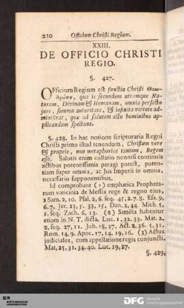 De Officio Christi Regio.