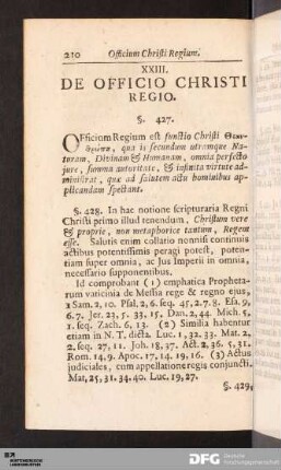 De Officio Christi Regio.