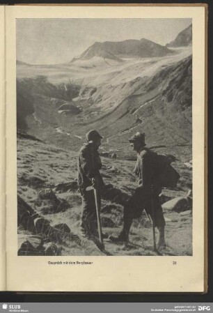 Gespräch mit dem Bergbauer