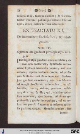 Ex Tractatu XII.