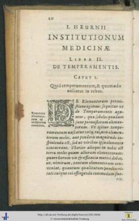 Liber II. De temperamentis.