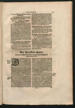 Das Vierzehende Capitel. Von der Graffschafft Holstein/ so auch wol die Graffschafft Pinnenberg genandt wird.