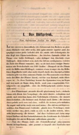 Handbuch der chirurgischen Anatomie, I