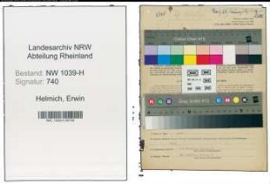 Entnazifizierung Erwin Helmich , geb. 17.06.1902 (Bahnbeamter)